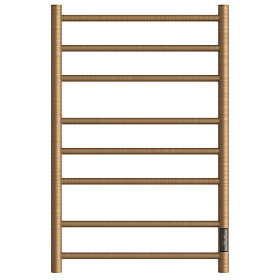 Полотенцесушитель электрический Point PN10858BR  П8 500x800 диммер справа, бронза